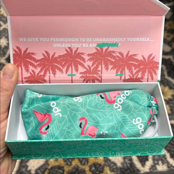 Goodr Sunglasses with Flamingo Case - Picture 4 of 6